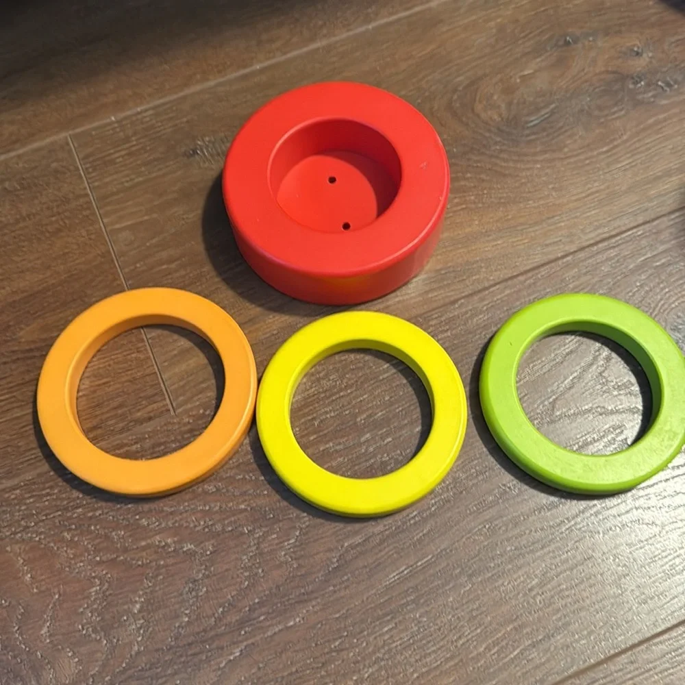 Lovevery Colorful Stacking Rings Toy - Picture 4 of 5